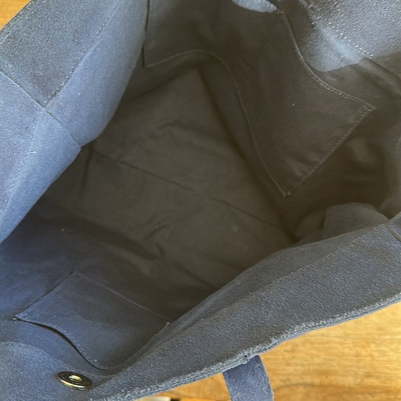 M.I.L.A. Luxe Bag | Suede | navy | Tote | Shoulder Bag - Picture 10 of 10
